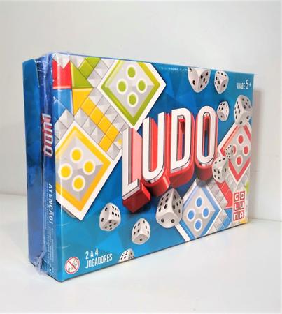 Jogo de Tabuleiro Ludo Clássico Luxo Brinquedo Educativo