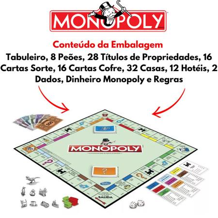 Conjunto De Diferentes Jogos De Tabuleiro Monopólio Jogando Cartas