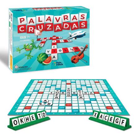 Jogo Educativo Palavras Cruzadas 1174 Pais E Filhos - Livrarias