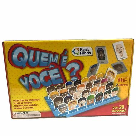 Jogo Quem É Você 28 Carinhas Cara A Cara Divertido Brinquedo - pais e  filhos - Outros Jogos - Magazine Luiza