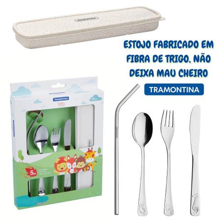 Conjunto de talheres Desina - faca, garfo grande e pequeno, colher