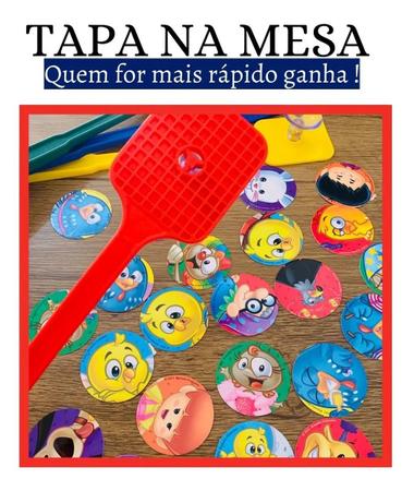 Jogo Tapa na Mesa Galinha Pintadinha c/ 48 pares 4 Raquetes Plásticas 2 a 4  jogadores Nig Brinquedos Menino Menina - Outros Jogos - Magazine Luiza