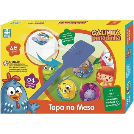 Jogo Tapa Na Mesa Galinha Pintadinha NIG J.A BRINKS - Diversão Garantida!