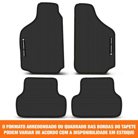 Jogo Tapete PVC Saveiro Cross G6 2013 a 2016 G7 2016 a 2020 Cabine Dupla  Logo Bordada 4 Peças - SP - Tapete para Carro - Magazine Luiza