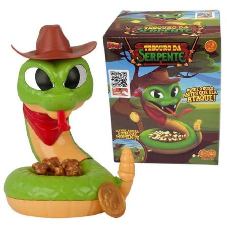 Jogo Tesouro Ataque Serpente Cobra Pegue Ouro Original - Zoop Toys - Outros  Jogos - Magazine Luiza