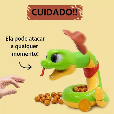 Jogo Tesouro Da Serpente Cobrinha - Pegue O Ouro - Zoop - Zoop