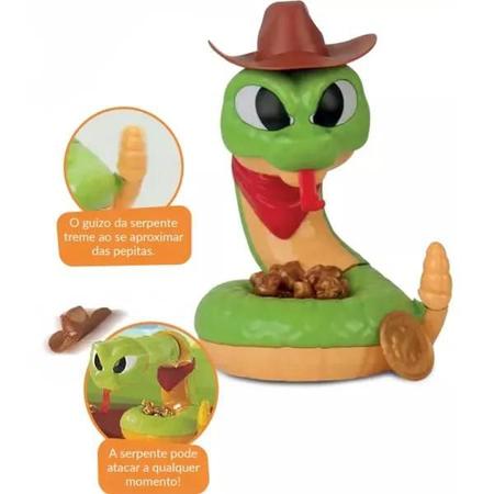 Jogo Tesouro Da Serpente Brinquedo Divertido Jogo Da Cobra Com Manual -  Zoop Toys