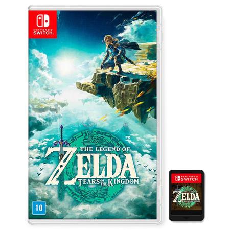 Jogo The Legend of Zelda: Tears of The Kingdom Nintendo Switch Mídia Física  - Jogos de Ação - Magazine Luiza