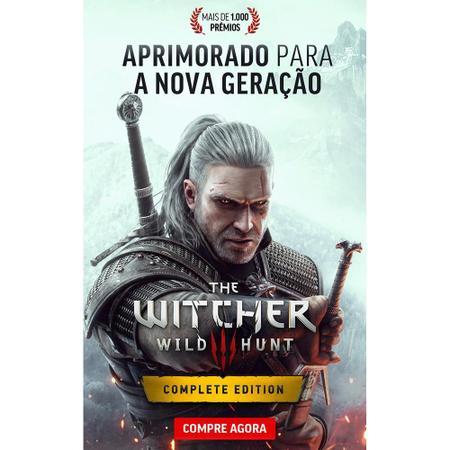 The Witcher 3: Wild Hunt Complete Edition para PS4 - CD PROJEKT RED - Jogos  de RPG - Magazine Luiza