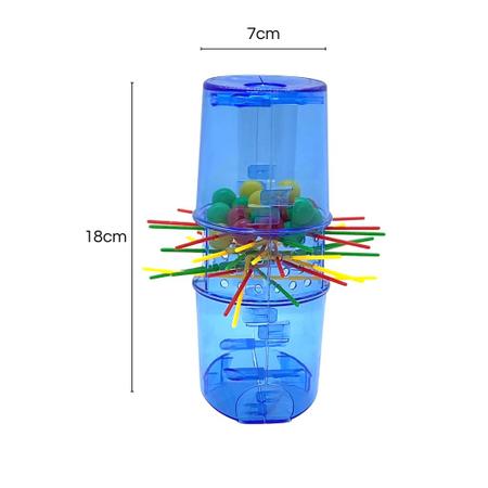 Jogo foguete tira vareta cai bolinha palitos remover infantil diversão Art  Brink - Outros Jogos - Magazine Luiza