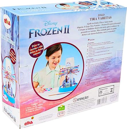 Jogo Tira Pega Varetas Frozen 2 Menina Raciocínio Equilíbrio Brinquedo Novo  Azul Divertido Infantil na Americanas Empresas