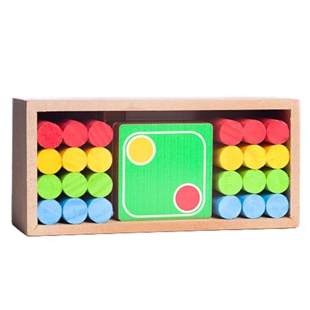 Jogo Torre Inteligente Madeira Montessori Estratégico Brinquedo