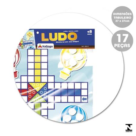 Jogo de Tabuleiro Ludo em madeira - Xalingo - Jogos de Tabuleiro - Magazine  Luiza