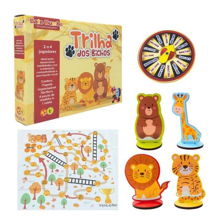 Bingo dos Dinossauros Brinquedo Educativo Bate Bumbo - Tralalá 4 Kids