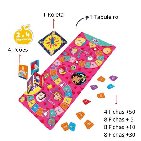 Jogos de princesas, Jogos de tabuleiro, Tabuleiro