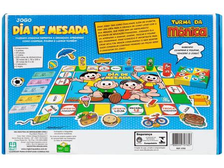 Jogo Turma Da Mônica Dia De Mesada - Nig Brinquedos - Jogos de