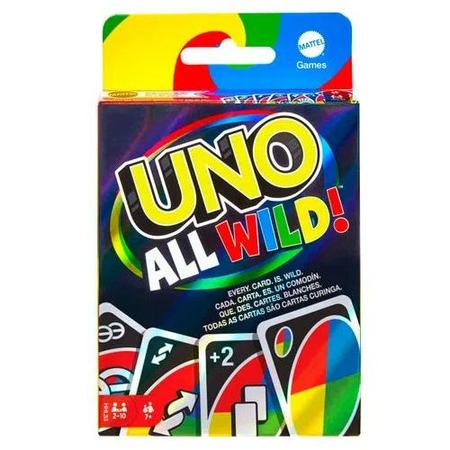 Jogo De Cartas Uno All Wild Unidade HHL33 Mattel - Deck de Cartas -  Magazine Luiza