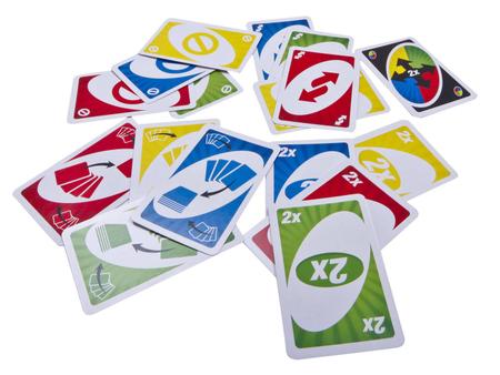 Uno Attack Mega Hit Jogo Lançador De Cartas Maquina Mattel