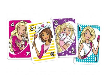 Jogo de Cartas Uno Barbie Mattel - Deck de Cartas - Magazine Luiza