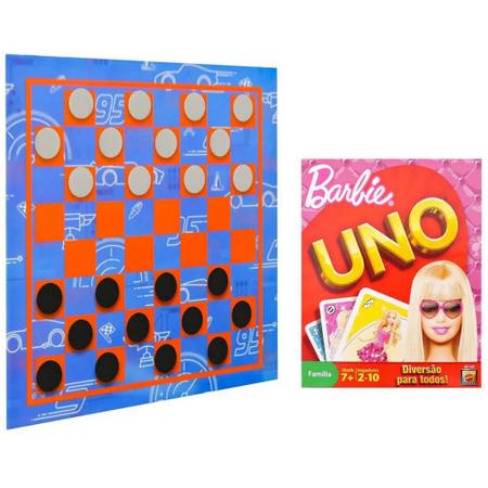 Jogo de Cartas Uno Barbie Mattel - Deck de Cartas - Magazine Luiza