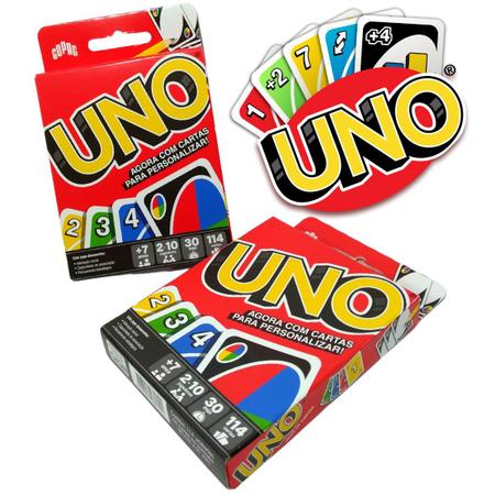 Jogo De Cartas Uno - Com Cartas Para Personalizar - Copag - oem - Deck de  Cartas - Magazine Luiza