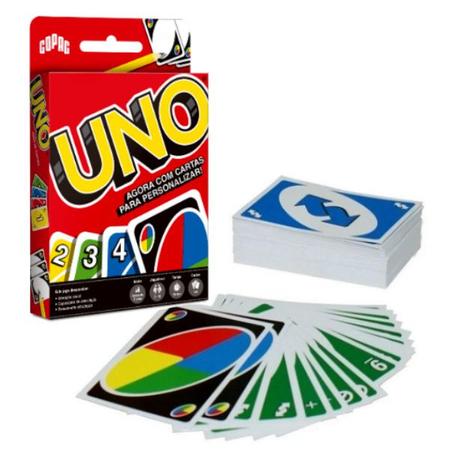 10 Und. de UNO Jogo de Cartas - Deck de Cartas - Magazine Luiza