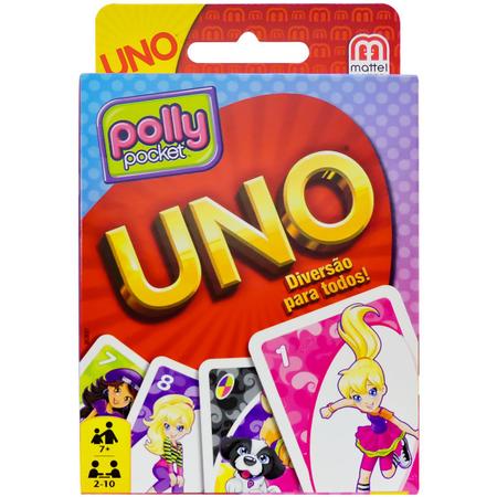 Polly Pocket UNO Mattel Card Game 