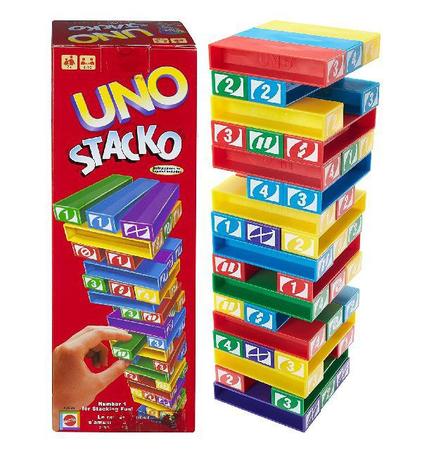 Jogo Uno Stacko - Torre de Empilhar - Mattel Games - 43535