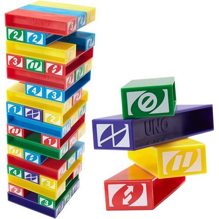 Jogo de Mesa Uno Stacko Mattel 43535 - Loja de Brinquedos