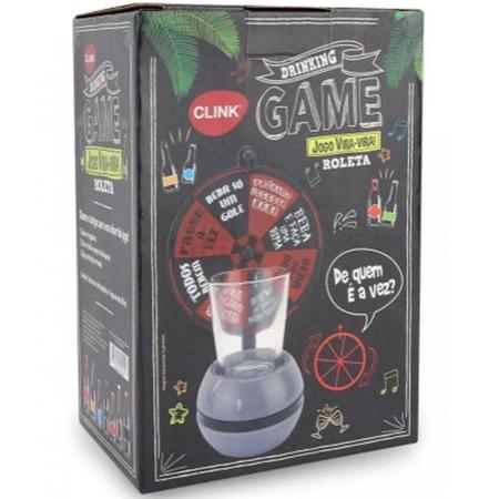 Jogo Roleta Drink Tequila Cachaça Brincadeira Amigos Copo em