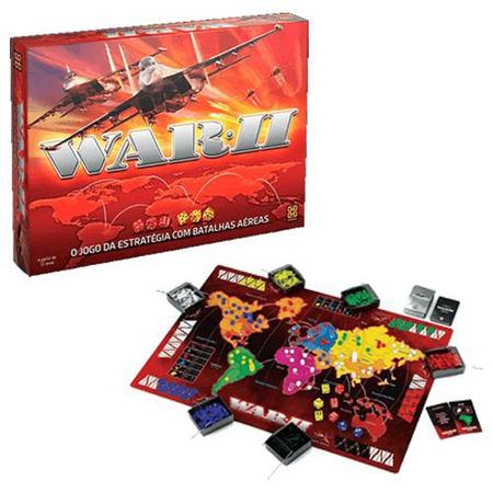 Jogo War II Tabuleiro - O Jogo da Estratégia com Batalhas Aéreas Grow -  Jogos de Tabuleiro - Magazine Luiza