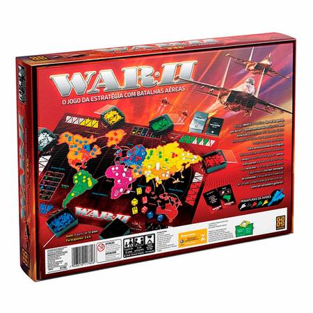 Jogo War De Tabuleiro Estratégias De Guerra Original Grow - Jogos de  Tabuleiro - Magazine Luiza