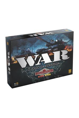 Jogo War Edição Especial original com soldados e tanques - Grow - Jogos de  Tabuleiro - Magazine Luiza