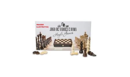 Jogo de Damas 24 Peças e Tabuleiro 35 x 30 cm – Bilharmais®