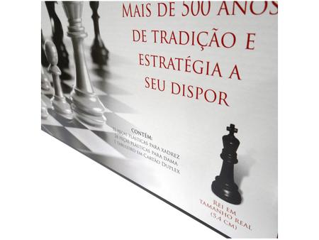 Jogo de Tabuleiro de Xadrez com Caixa de Madeira 40 cm - 2828 - Pais e  filhos - Jogo de Dominó, Dama e Xadrez - Magazine Luiza