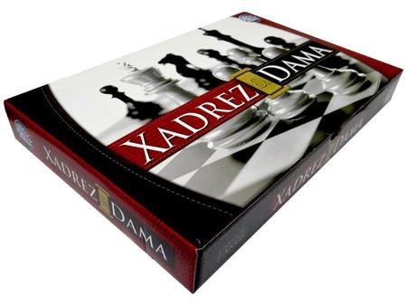 Jogo de Tabuleiro de Xadrez com Caixa de Madeira 40 cm - 2828 - Pais e  filhos - Jogo de Dominó, Dama e Xadrez - Magazine Luiza