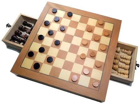Tabuleiro de dama/xadrez em madeira veja como fazer..( Wooden board /  checkerboard see how to do it. 