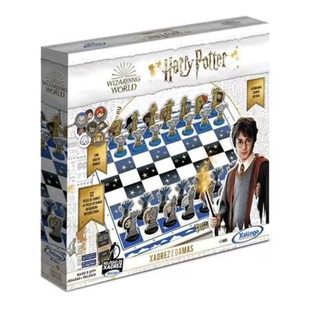 Xadrez E Damas Harry Potter 5373.2 - Xalingo - Jogo de Dominó