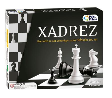 Jogo Xadrez Gambito Tabuleiro Estratégico Infantil - Artetoys