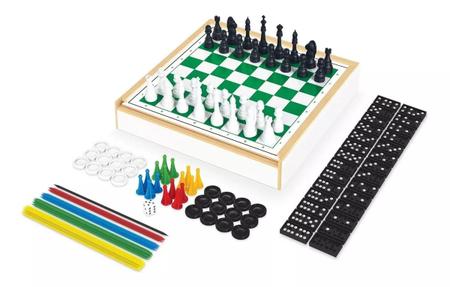 Comprar Jogo Xadrez/ludo/dama/trilha Junges Ref-718