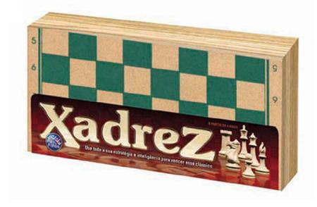 Jogo De Xadrez Madeira 32 Pecas Raciocinio Infantil Adulto - Paes e filhos  - Jogo de Dominó, Dama e Xadrez - Magazine Luiza