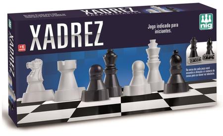 Jogo Xadrez Brinquedo Infantil Peças Grandes Plástico Nig - Nig Brinquedos  - Jogo de Dominó, Dama e Xadrez - Magazine Luiza