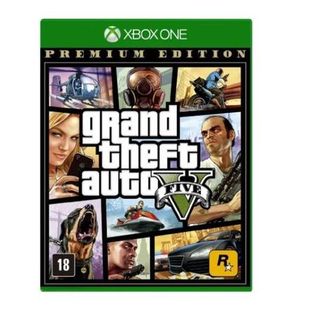 GTA 5 Grand theft Auto V Xbox Premium Edition Rockstar Games - GTA -  Magazine Luiza