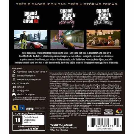 GTA V para Xbox Series X Rockstar Games - Lançamento - Jogos de Ação -  Magazine Luiza