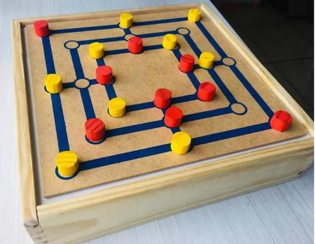 Jogo tabuleiro Toy Trade 5 em 1 dama xadrez ludo jogo da velha trilha