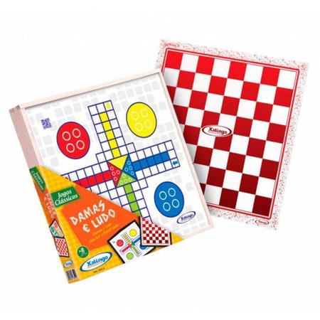 Jogos Classicos Dama E Ludo 7548 - Brincadeira De Criança - Doremi