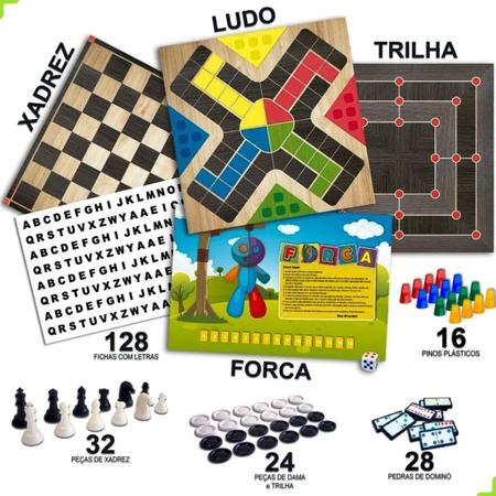 Jogo de Xadrez Clássico Tabuleiro Oficial Estratégia Raciocínio - Pais e  Filhos - Brinquedos de Estratégia - Magazine Luiza