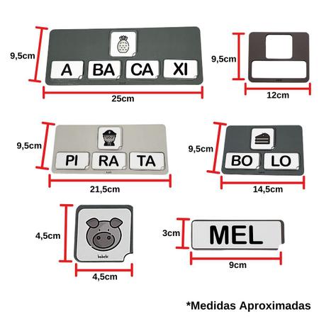 Jogo Alfabetização Treinando as Sílabas Iniciais - BmB Terapêuticos