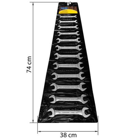 Imagem de Jogos de chave fixa 6 a 32 mm em aço especial com 12 peças - Tramontina