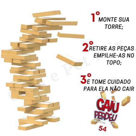 Jogos De Mesa Kit Tira Vareta + Caiu Perdeu Roda De Amigos - Pais